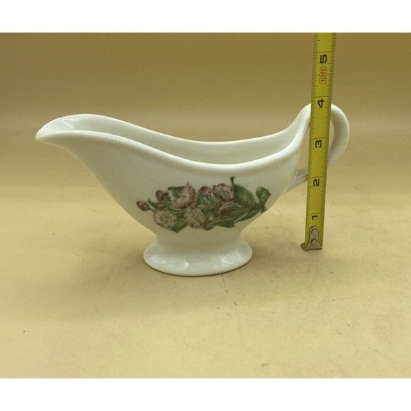 Lamberton Scammell China Gravy Flowers Railroad Dogwood Vintage - Picture 11 of 12